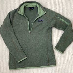 Green Patagonia Quarter Zip